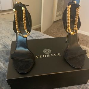 Versace Signature Sandal Heels WORN ONCE!